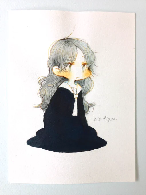 去年の小さい水彩原画を発掘したのでそろっと追加しておきました 