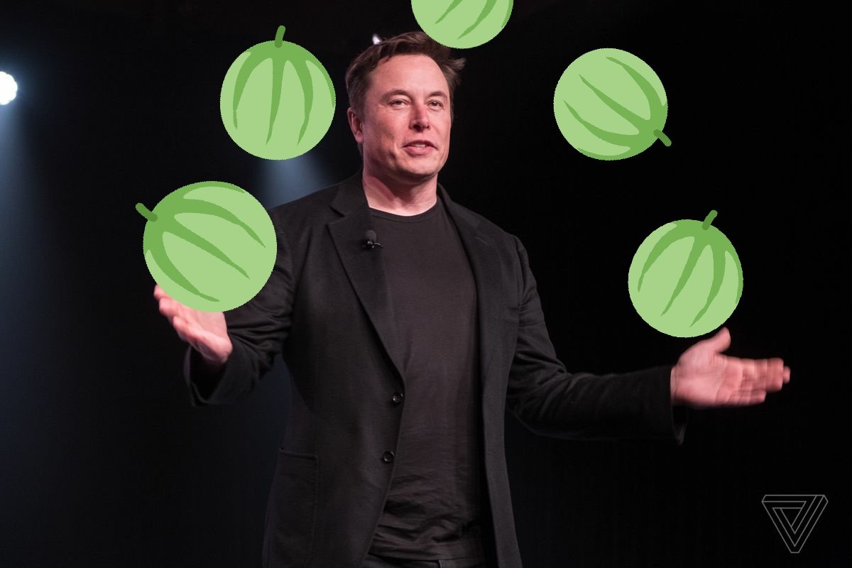 mimyo_profile's tweet photo. 머스크멜론으로 저글링을 즐기는 엘론머스크 https://t.co/rfqjMfGU5A