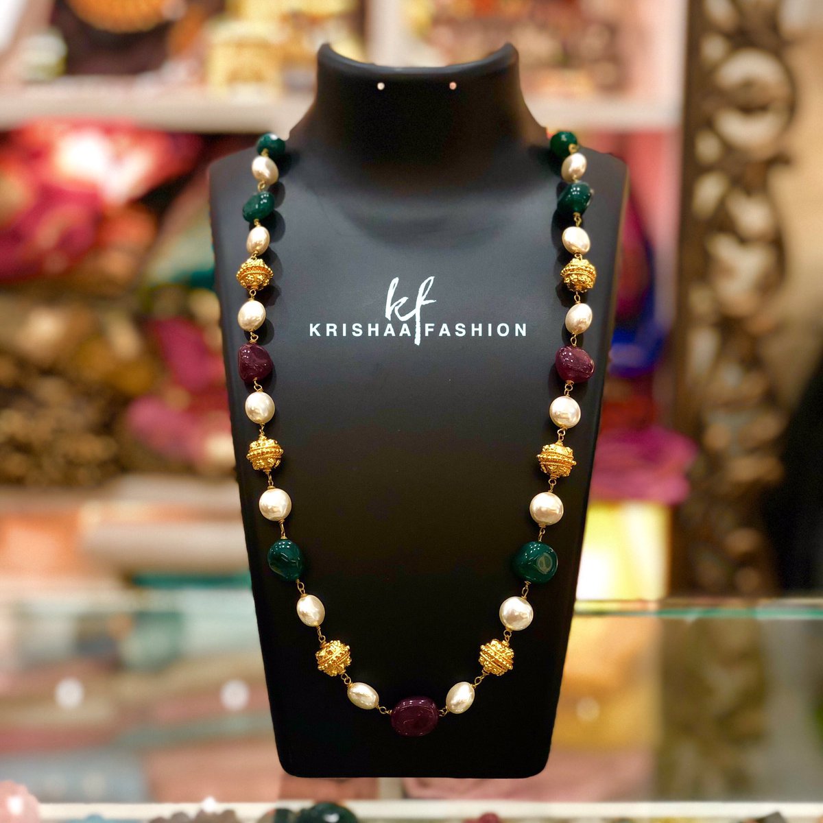krishaafashion's tweet photo. Handcrafted Necklace; a combination of Semi-Precious Beads, Metal Beads & Shell Pearl
#fashion #accessories #jewellery #jewelry #necklace #semiprecious #metal #pearl #shellpearl #beads #stone #balls #style #handcrafted #fashionjewelry #womensfashion #womensaccessories https://t.co/eqkw40OtgS