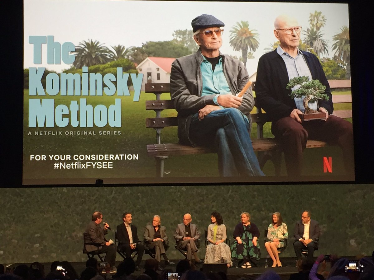 klavysh's tweet photo. What a great day! What an amazing show!!! Thank you @TelevisionAcad and @netflix #kominskymethod @chucklorre #chucklorre and how lovely to see friends! @RealVFalcon from amazing @Room104HBO @CostaRonin from @TheAmericansFX and @imNikita from @hbo_barry !! @IceAudience @MomCBS https://t.co/uRihOhn5lp