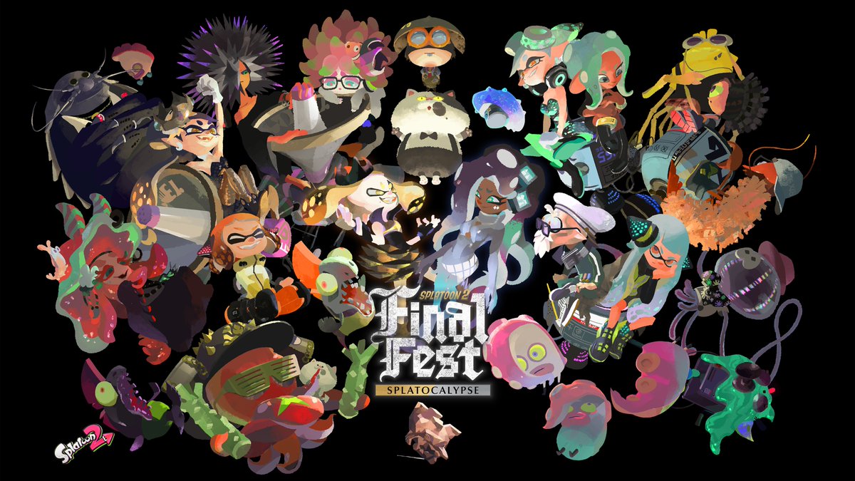 Splatoon スプラトゥーン ファイナルフェスは今から約１ヶ月先の開催となる 多くの方にご参加いただければ幸いだ ハイカラニュースの告知と投票は6月末開始の予定なので どちらに投票するかじっくりご検討いただきたい Finalfest