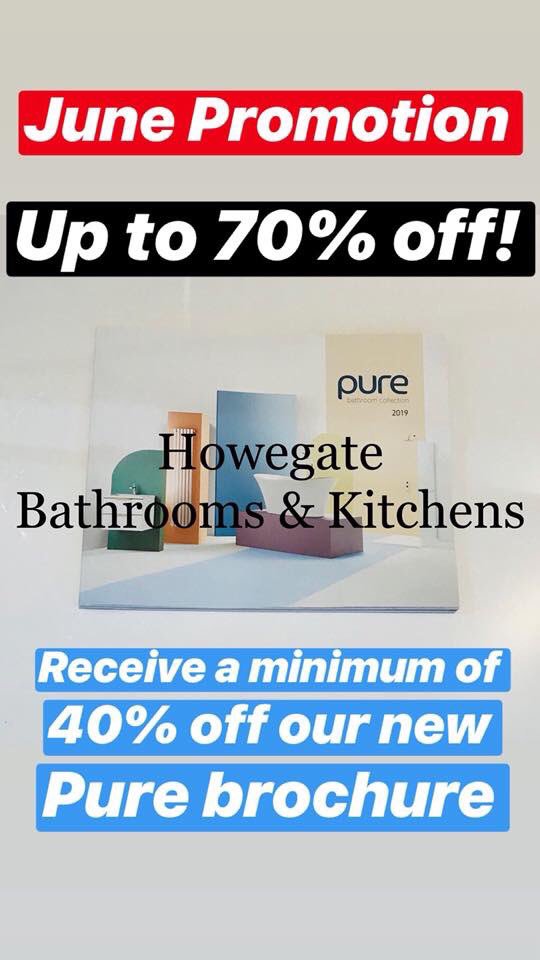 howegate's tweet image. Up to 70% off bathrooms items in June 2019.
howegate.co.uk 
Email: info@howegate.co.uk 
Tel: 01450-590839 
#bathroom #sale #promotion #scotland #Hawick #Edinburgh #howegate