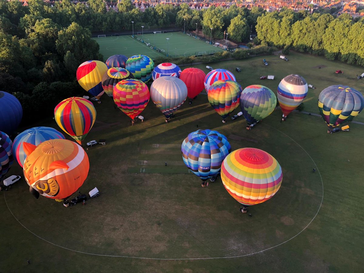 Over Essex this morning   RT @Enable_Events: How magical!

The RICOH Lord Mayor’s Hot Air Balloon Regatta®.

@ricohuk @xballooning 
@thelordmayorsappeal @timeoutlondon @londonist_com 

#hotairballooning 
#batterseapark
