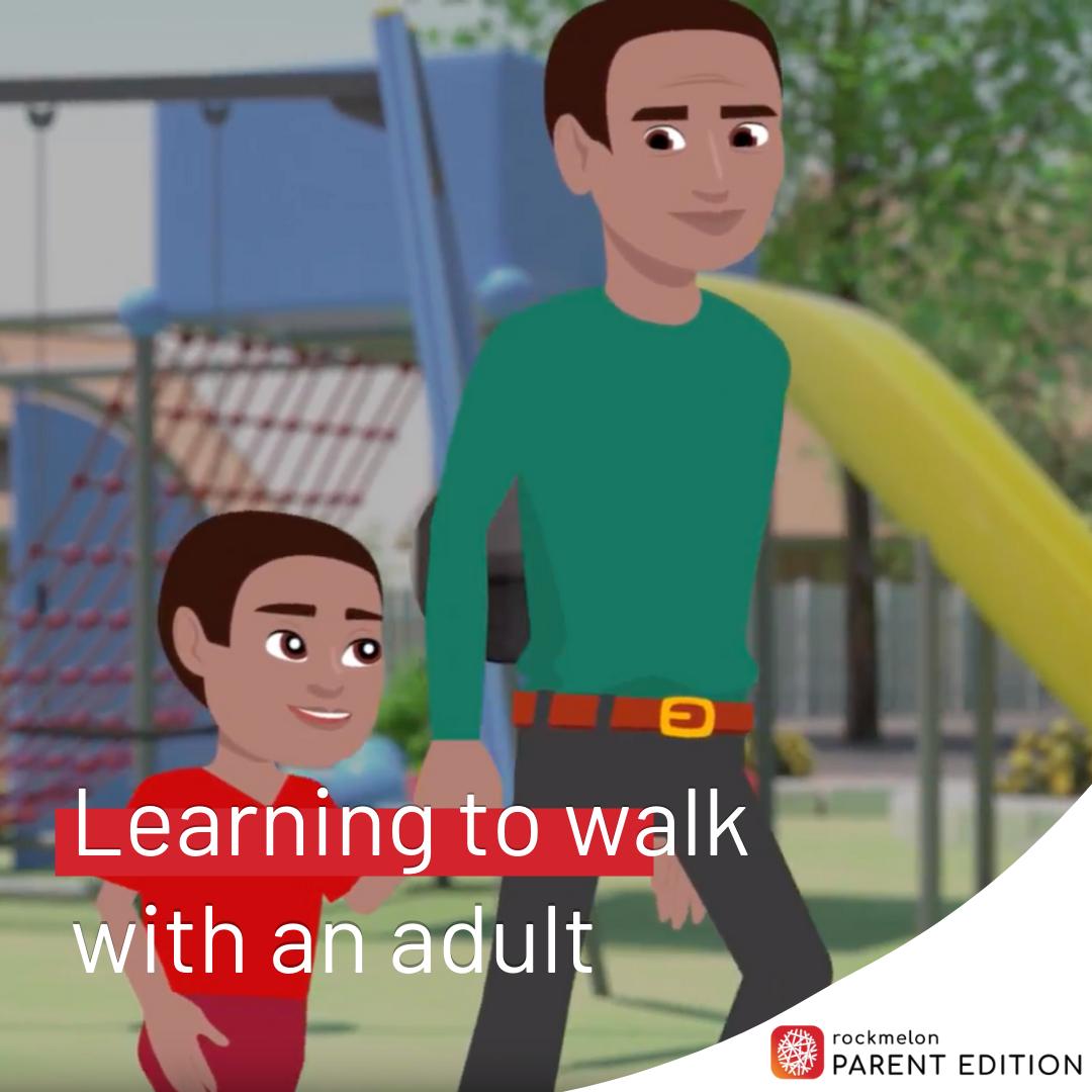 NEW FEATURED SKILL - Wandering and running off can be a real issue for many families, which is why it is so important for us to teach children how to walk safely with an adult. Find out more on the Rockmelon Parent Edition!📱buff.ly/2KpFWGj
