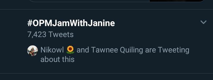 itsmaryellll's tweet photo. Seben point por k tweets
YEYYY @THEJANINEBERDIN
#OPMJamWithJanine https://t.co/Ppesun9P5v