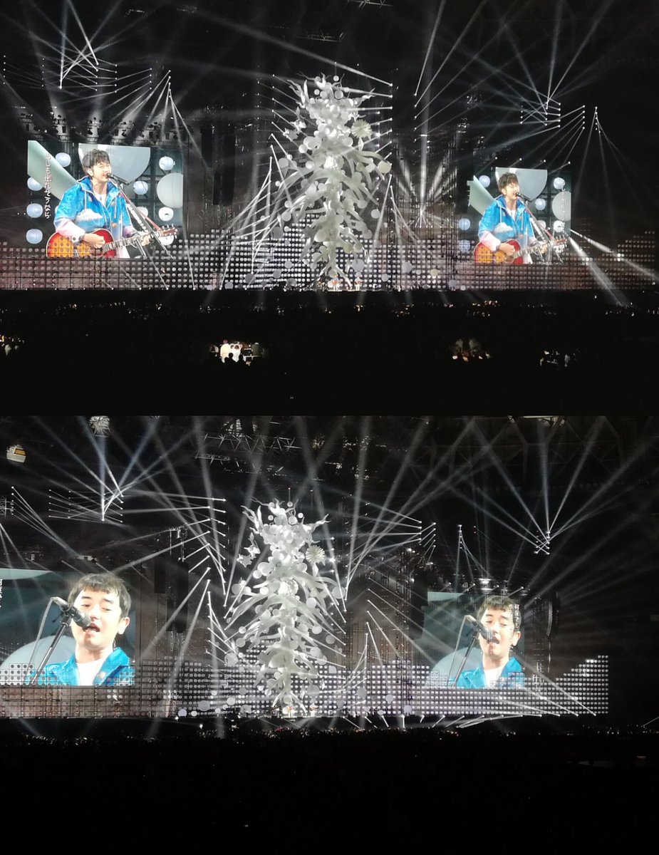 memamem_'s tweet photo. 実は...
昨日ゆずのライブ行ってきました(^^)

音程ずれなくてすごい！って思った
なんか音源流してるくらい上手だった
（そりゃプロだからそーだ笑

席はまぁまぁ満足👍

全部ノーマルカメラ&amp;無加工です
やっぱカメラの画質が気になる...笑

#ゆず
#北川悠仁
#岩沢厚治 
#拍手喝采
#京セラドーム https://t.co/J9cHD4nkRW
