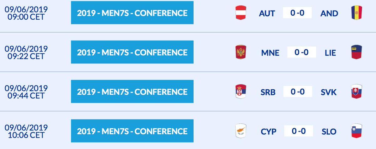 rugby_europe's tweet photo. #RugbyEurope #7SConference #Men #Belgrade7S - First game is on air : @rugbyandorra vs @rugbyaustria 

Join the live on https://t.co/C04IbKUcBC from now on https://t.co/u2yGpXxMZk