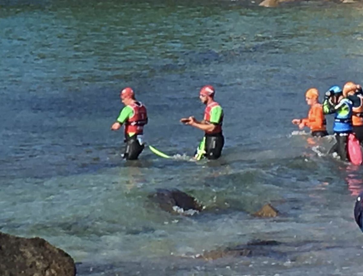 Team FXT hitting it hard @ÖTILLÖ Swim Run in the Isle of Scilly.  What an awesome event 👍