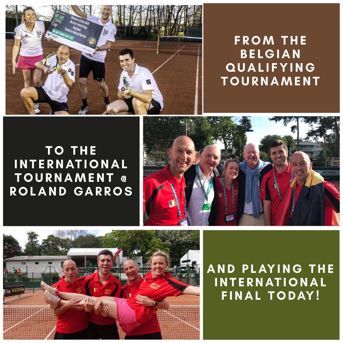 TomGuetens's tweet image. Best of luck to team 🇧🇪 at the @WAT_Cup finals by @BNPParibas at @rolandgarros 🎾 @WTennisBelgie @WTennisBelgique @BNPPFBelgie #WeAreTennis #GoodPlaceToWork