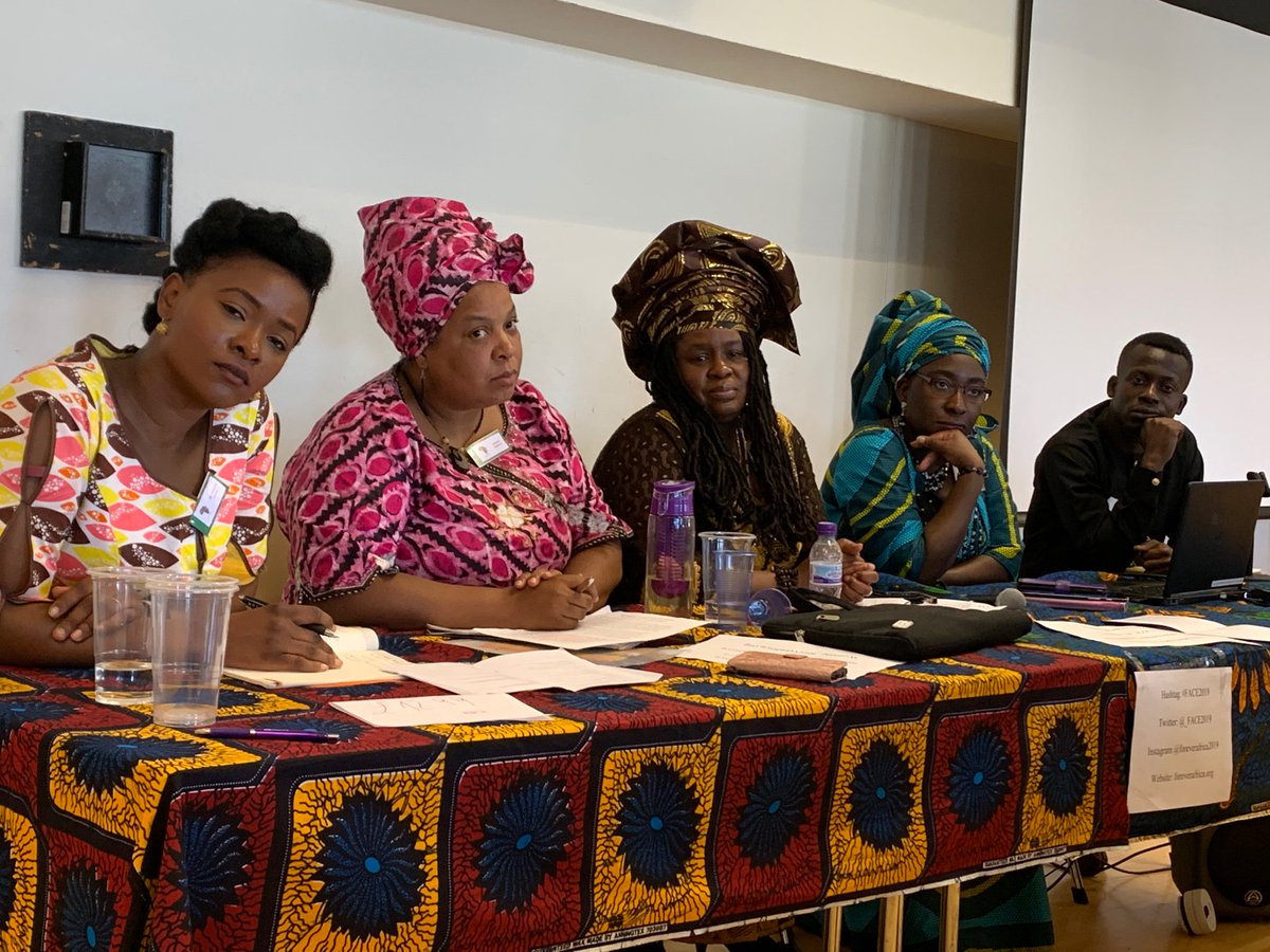 chizobaimoka's tweet photo. Who said Pan-Africanism is old news or in the past? Who said the only way to do academia is to stay in the towers writing papers? These sisters - Esther and Jendayi are doing thankless grassroots academia and grassroots  pan-African political mobilizing! 🙌🏾🙌🏾#FACE2019 https://t.co/ZI4S91fIWS
