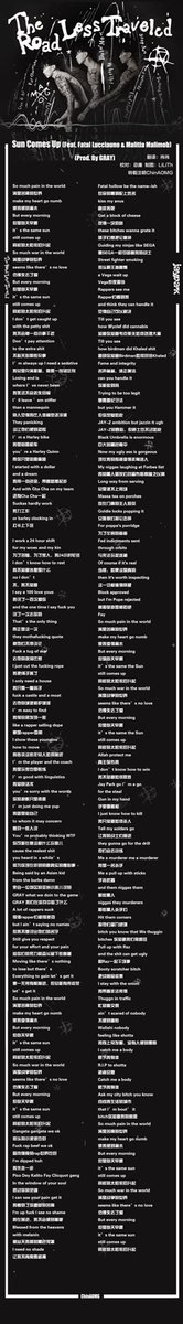 ChinAOMG's tweet photo. Jay Park - The Road Less Traveled  
Lyrics translation CHN ver Part 3. 

For the better understanding of Chinese fans, we translated 17 songs into Chinese. Hope could help to deliver the messages from all tracks of Jay and all other artists. 🖤

#Jaypark #박재범 @JAYBUMAOM https://t.co/ffnUBzitIw