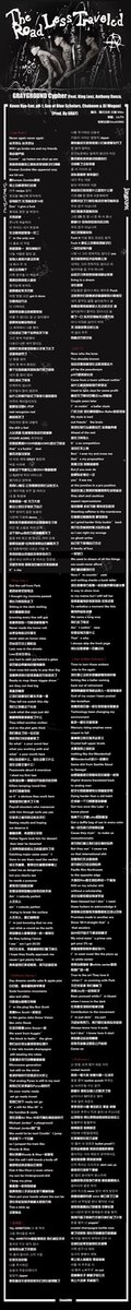 ChinAOMG's tweet photo. Jay Park - The Road Less Traveled  
Lyrics translation CHN ver Part 4. 

For the better understanding of Chinese fans, we translated 17 songs into Chinese. Hope could help to deliver the messages from all tracks of Jay and all other artists. 🖤

#Jaypark #박재범 @JAYBUMAOM https://t.co/iveLifwOPL