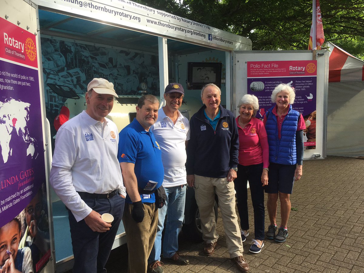 End Polio Now caravan on display at Dragon Boat Festival for over 30 years Rotary working hard to rid polio around the world