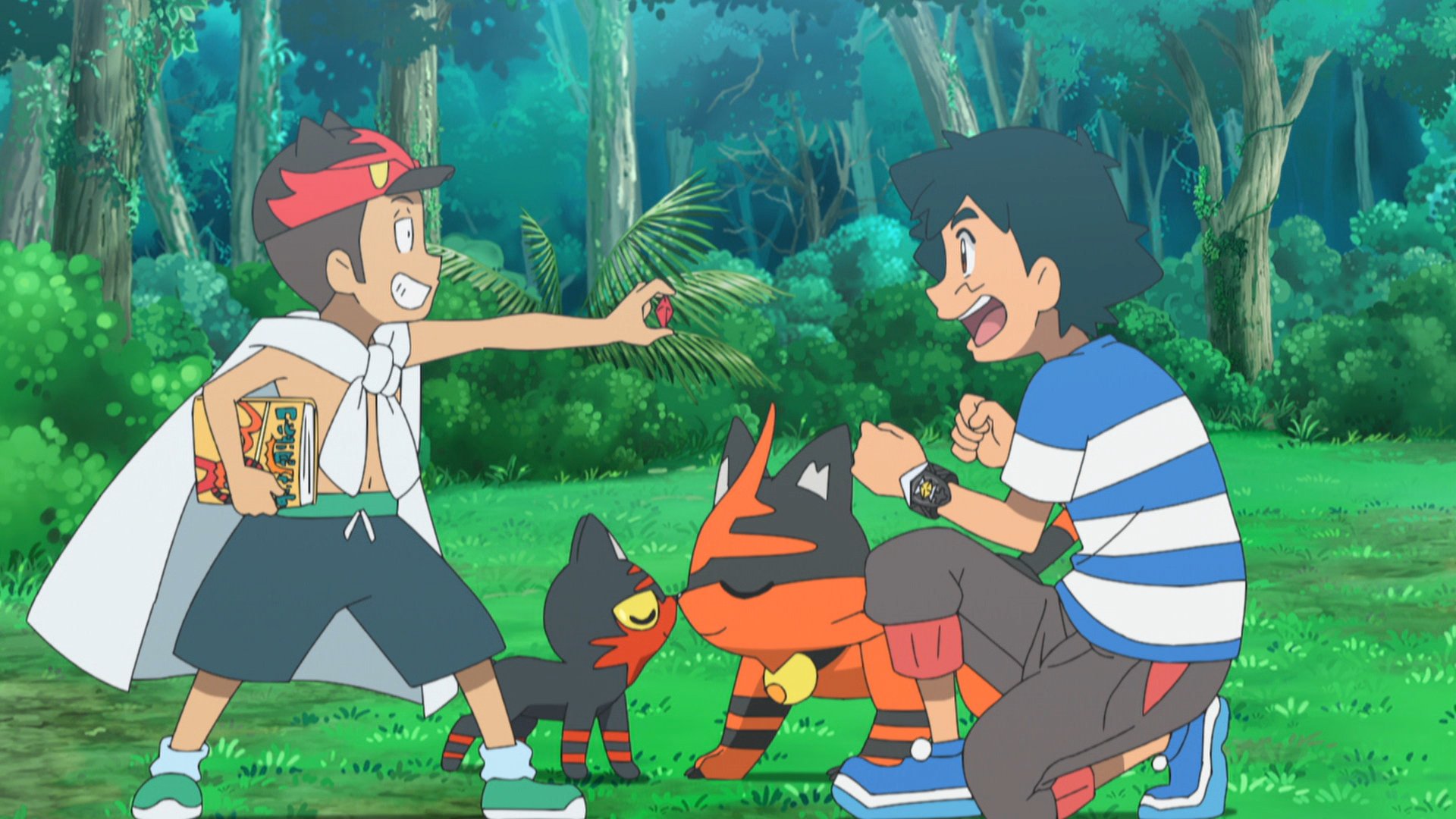 ポケモン公式ツイッター 在 Twitter 上 今日のアニポケ セレビィの ときわたり によって過去に飛ばされてしまったサトシ とニャヒート そこで出会ったのは 子どもの頃のククイ博士とニャビーだった 過去の世界で 一体どんな冒険が待っているのかな T
