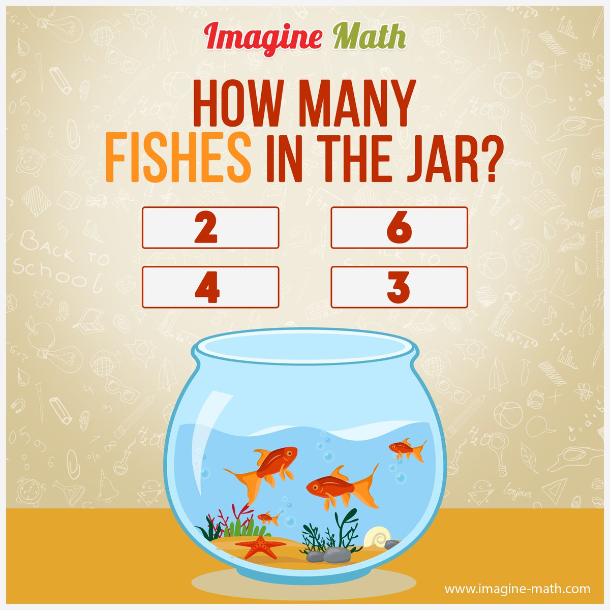imagineMaths's tweet photo. How many fishes are there in the jar?
.
.
.
#Math #Mathematics #Quiz #Questions #Puzzles #Riddles #Imagination #StrongImagination #LearningProgram #quizoptions
.
#ImagineMath
Download Now:
IOS: https://t.co/wv9e4OPLkV 
Android: https://t.co/naP0bvYojZ https://t.co/uhciLCxBnr