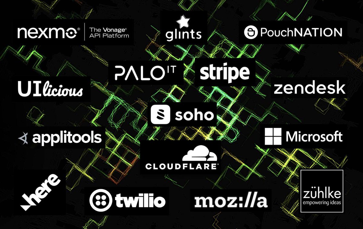 jsconfasia's tweet photo. With less than 5 days to go, are you ready for #jsconfasia?? That being said, we'd like to thanks all the pretty wonderful sponsors who have helped to make this 2019 edition happen! 🥳🔥 https://t.co/g6ka6pCeg4