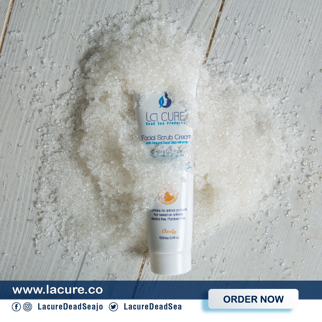 LaCureDeadSea's tweet photo. This face scrub cream with walnut and apple provides your skin with radiance and striking improvement to skin’s texture.

#dropsofcure, #LACUREskinlove, #Lacure #deadsea #deadseaminerals # Salt #scurbcream #scrubface #cleanse https://t.co/LR9BEnnqcR