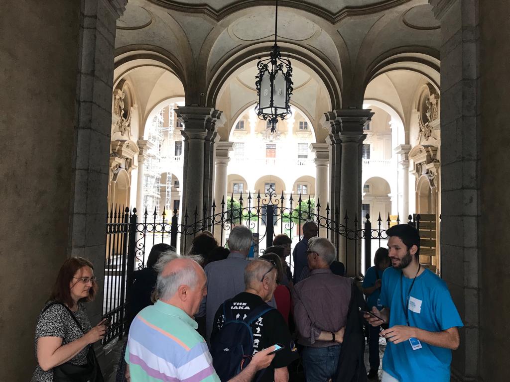 Prima foto dalla seconda giornata di #OpenHouseTorino: Palazzo Saluzzo Paesana ha appena aperto le porte!