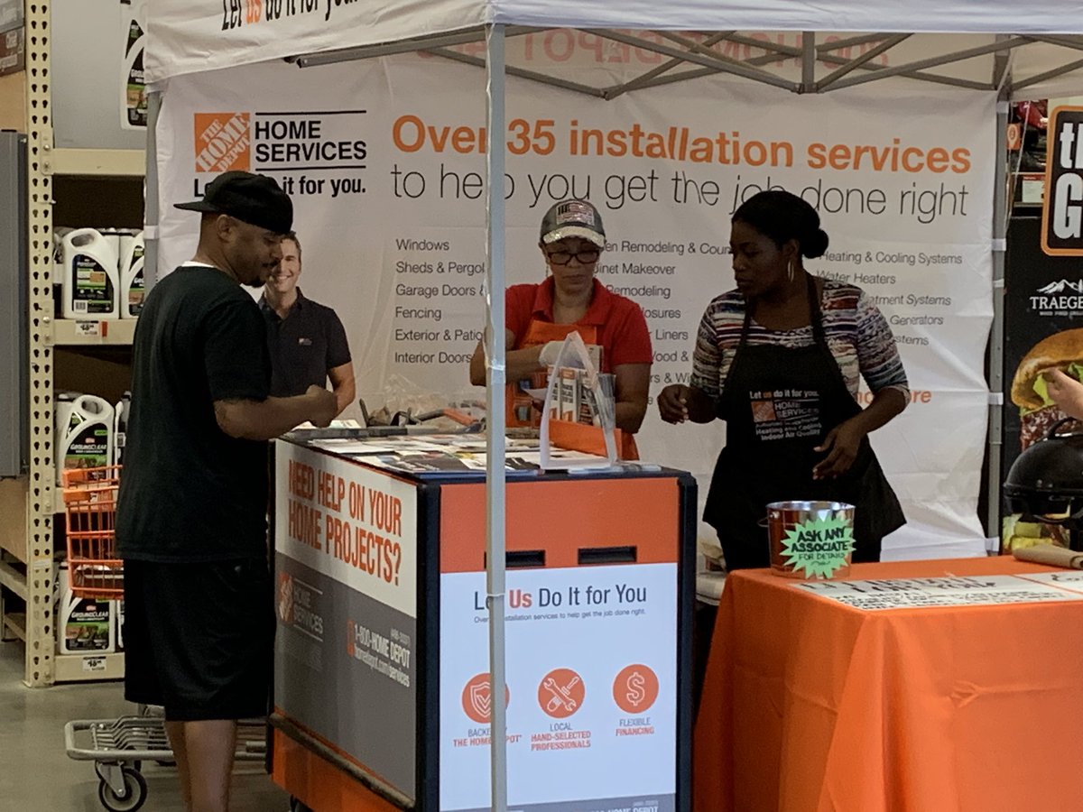 MattBowmanTHD's tweet photo. Despite the rain outside, It’s always 85 degrees and sunny in the services world!!! Thankful to work with some awesome service providers!!! Amazing day driving leads and emotional connections!!! #kidzworkshop #special2theT #6940Proud #powderspringspretty #mightymidsouth https://t.co/Gl5NZWCFJy