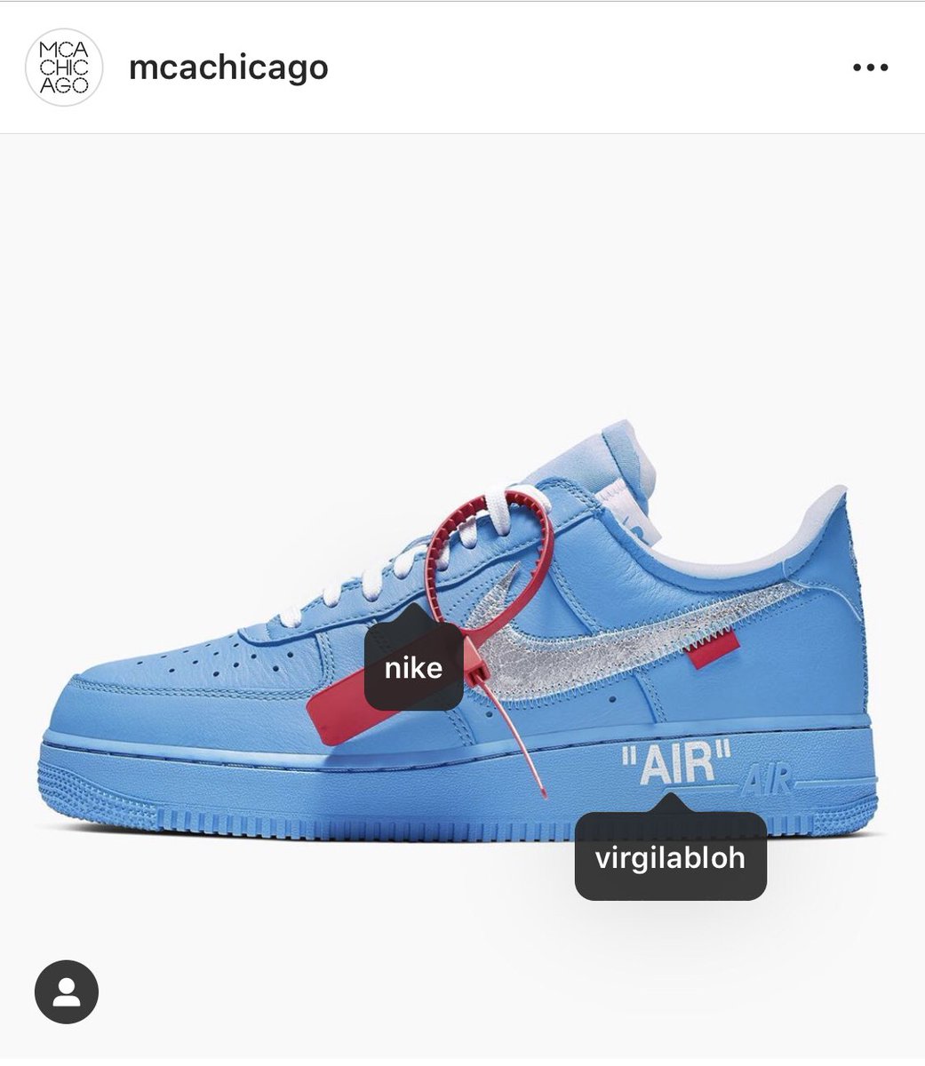 Joseqhd's tweet photo. @virgilabloh @OffWht This shoe is going to be “Brazy”#MCA https://t.co/a1QjEyGolQ