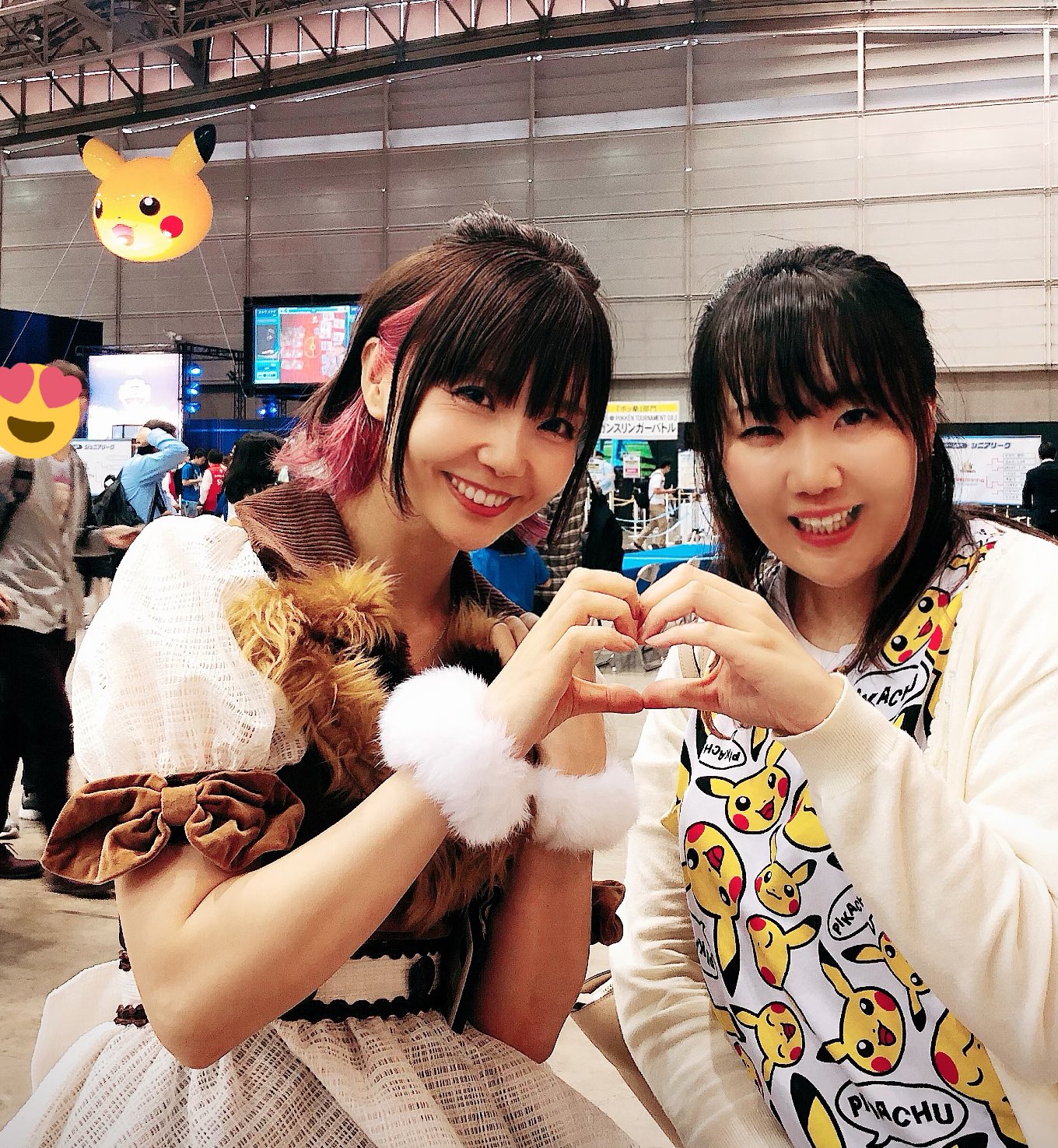 えりきゃん 今年も愛美お姉さんと ハート作ったよ ᴗ Pjcs 愛美お姉さん 佐藤愛美 T Co Zzg5ejpsd8 Twitter