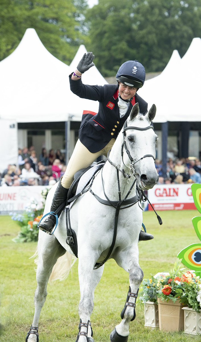 BramhamPark's tweet image. It's a win for @kittyeventing and Vendredi Biats in the @Equi_Trek CCI-L4* with a super clear show jumping round! #EBHT Photo © Kit Houghton
