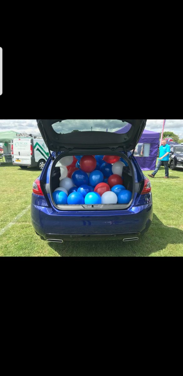 FixStevenage's tweet image. Guess How Many Ballons Are In The Fix Auto Car. 

#stevenageday60