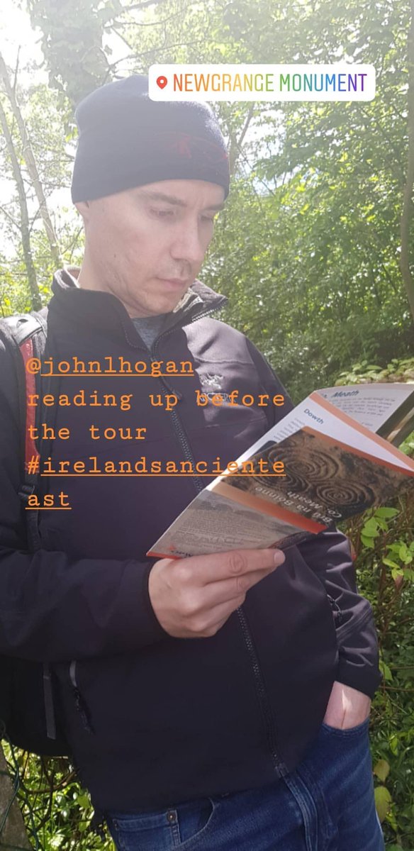 My official #newgrange tour guide @hoganj2056 #irishancienteast