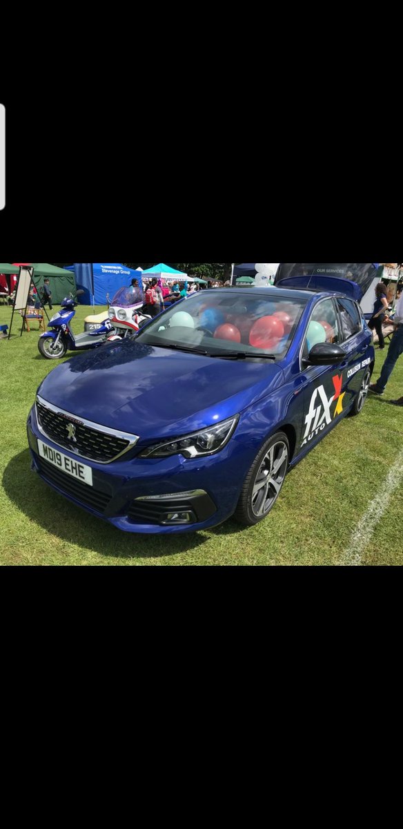 FixStevenage's tweet image. Guess How Many Ballons Are In The Fix Auto Car. 

#stevenageday60