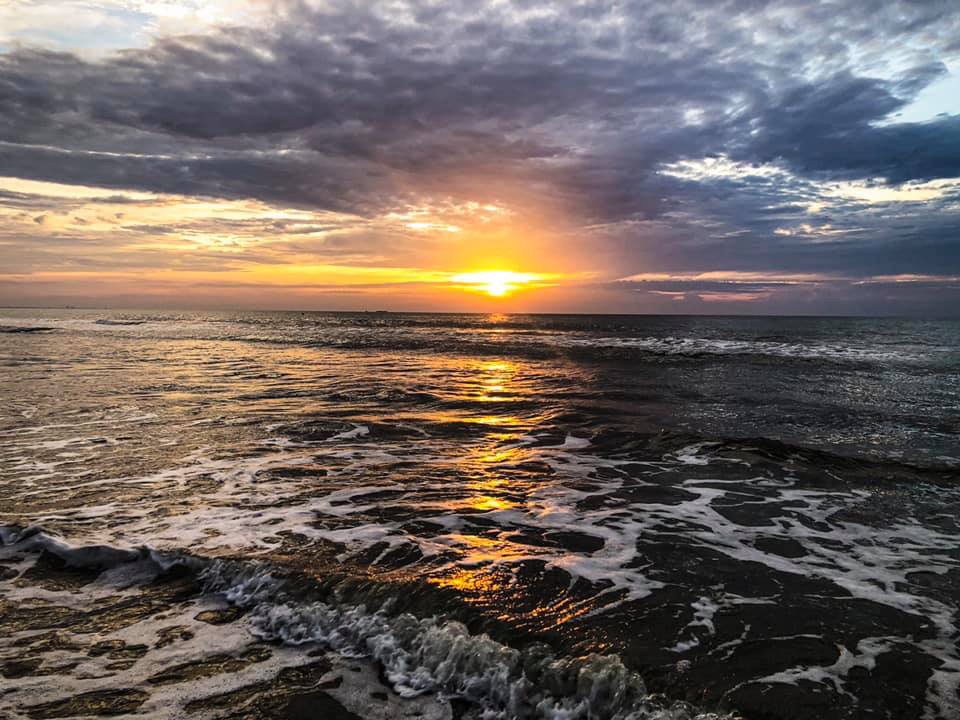 Sunrise this morning over Cocoa Beach… photo from Katlin Summerall