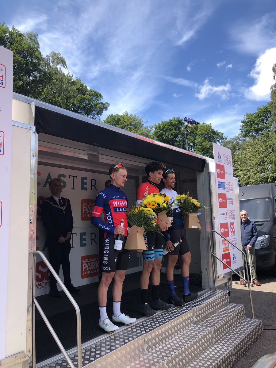One last post from the inaugural <a href="/LancasterGPrix/">LancasterGrandPrix</a>: 

🥇 <a href="/IanBibby86/">Ian Bibby</a> (<a href="/MadisonGenesis/">MadisonGenesis</a>)
🥈 <a href="/JamesthingyShaw/">James</a> (<a href="/SwiftProCycling/">SwiftCarbon Pro Cycling 🚲</a>)
🥉 Dan Tulett (<a href="/OfficialWIGGINS/">Team WIGGINS Le Col</a>) 

#LancasterGP #NationalRoadSeries