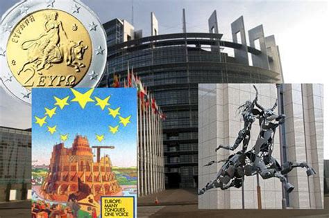 TQ_Design's tweet photo. .... and also the whore of Babylon outside the EU headquarters. #EU #Pentecost #JesusChrist We are heading down a dark path into the beast system. Open your hearts to Jesus people, repent for your sins and he'll save you. https://t.co/wAway9erpt