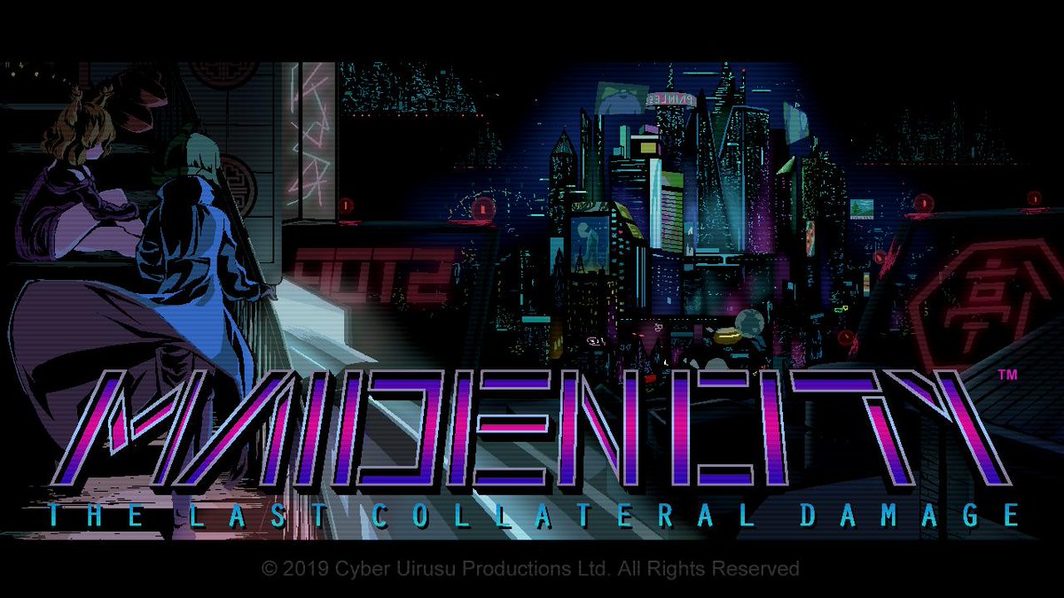 OnlyUirusu's tweet photo. Hey, this is Uirusu from Maiden City. In case you didn't get the news, I have moved and this is the address to the new world(Steam). 
Looking forward to meet you there!
https://t.co/ymXpxx8hw0
#indiedevhour #cyberpunk #visualnovel #MaidenCity #indiegames https://t.co/vjFd8oufF8