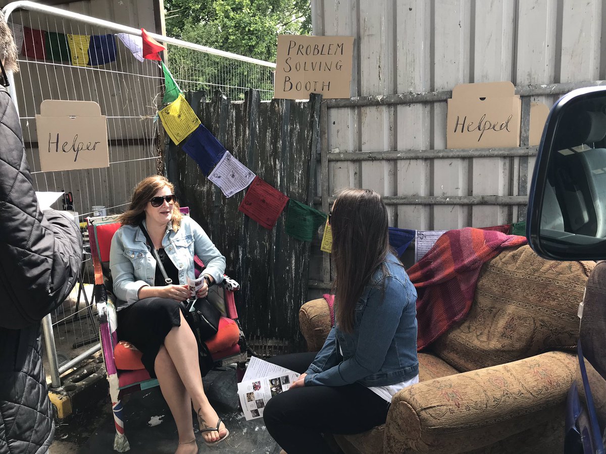 lealahhewitt's tweet photo. More #problemsolvingbooths with the Kintsugi project on a farm in Plymouth today ๐ @Owls_Org https://t.co/DeBJ8InmMt