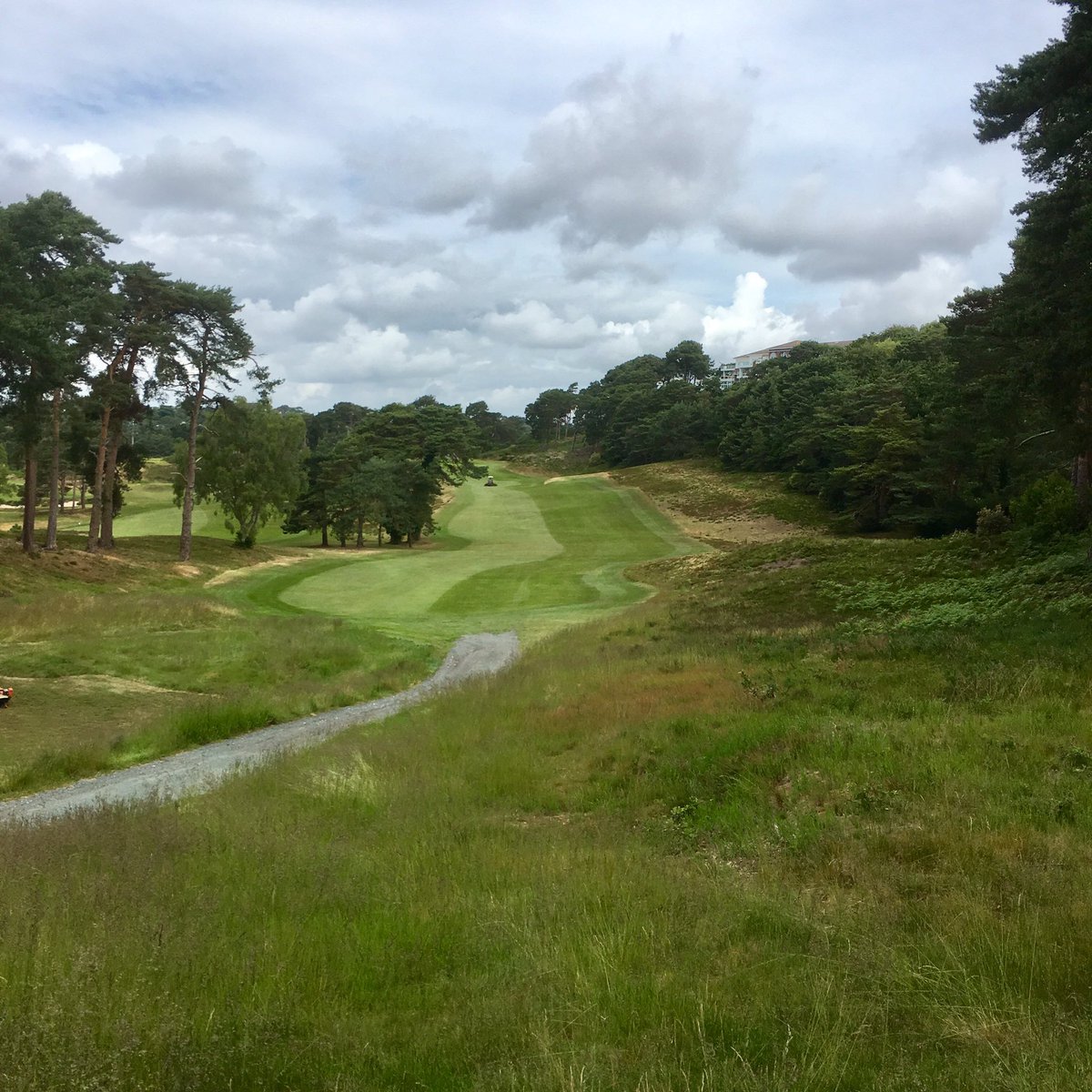 Day 1 of the South West Week. Cut-double roll on greens, fairways, semi, holes, bunkers, tee set-up..