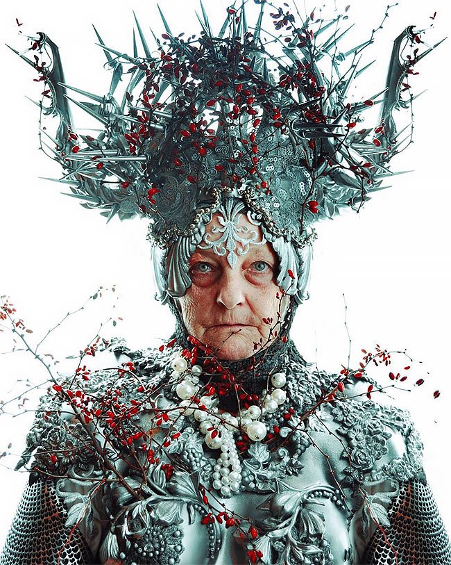 karenleestreet's tweet photo. Portraits taken by Polish photographer Marcin Nagraba in collaboration with Polish artist/ costume designer Agnieszka Osipa; they intend to present a view of ancient Slavic people, referencing dark folklore, mythology, pagan rituals. #FolkloreFaces #photography.
(1 of 2) https://t.co/yZa9Zmo1t1