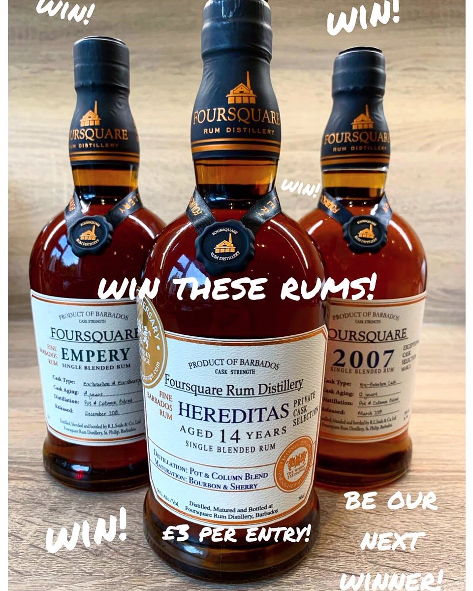 Rum_Auction's tweet image. Need we say more?! FINAL CHANCE to enter to WIN these 3 bottles of rum! Entry closes Monday at midnight! What are YOU waiting for?! 🥃🤙#areyourumraffleready #rum #whiskey #whisky #cigar #cigars #prizedraw #win #rumauction