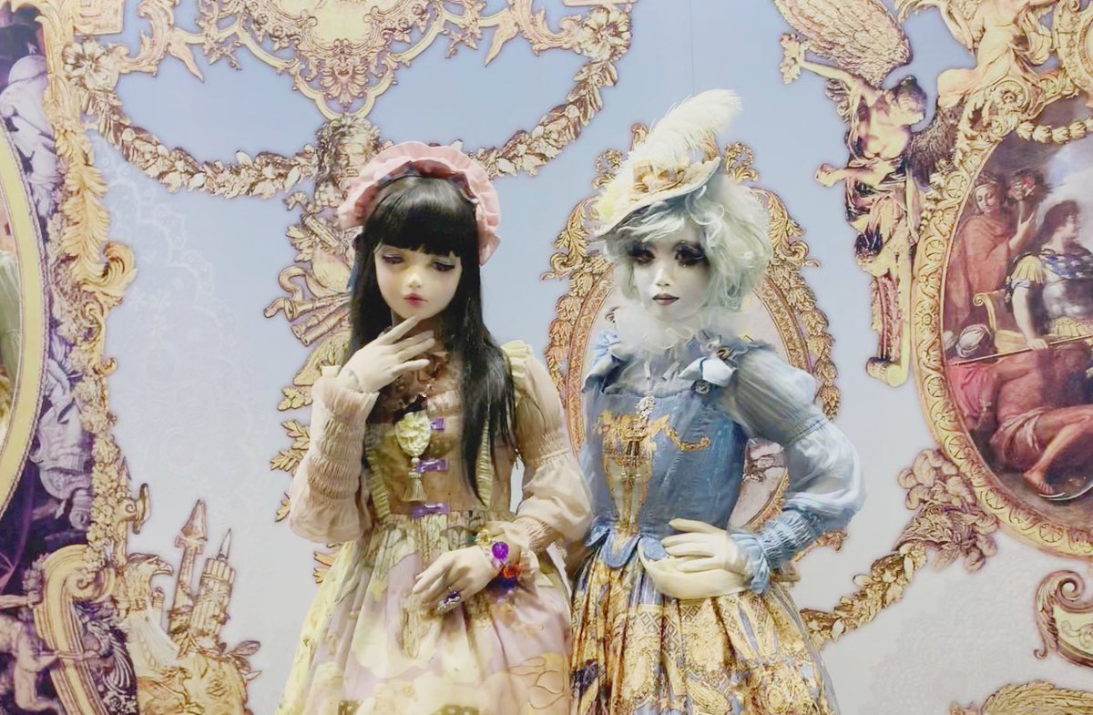 #Shanghai #comicup
I am a doll suit artist lulu hashimoto from Japan. 2 days succeeded!The dress on the yesterday was the bjd pattern🌹so cute!!
Thank you, Lolita fashion brand krad lanrete , minori ,  and everyone!