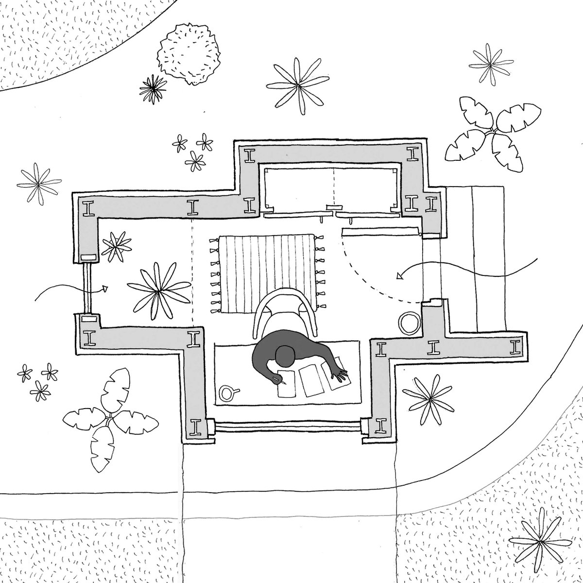 Micro Office - Zean Macfarlane #architecture #madesmall #architect #archispace #archiflow #architectatwork #archidraw #drawing #sketching #future #planning #kk #better #days #are #coming #like #love #universe #futureflow #futuregrow #floorplan #plan #illustration #zeanmacfarlane