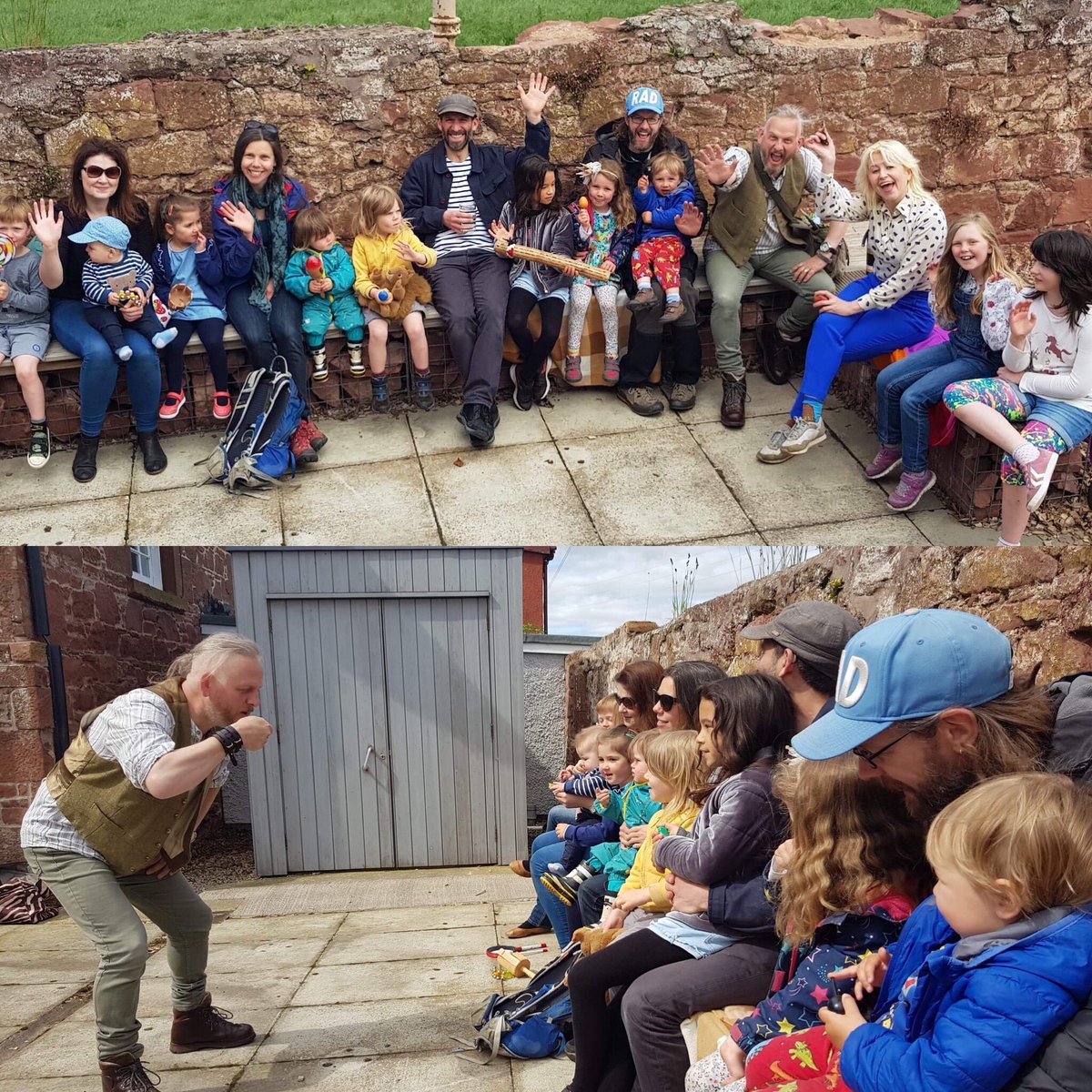 Here we are in the park in Spott with @BeavisHailey of Tinderbox and Chris Yule of Muddy Buddies having the most wonderful morning! We head to #InnerwickVillageHall at 13:00.
#loveSpott #loveInnerwick #loveFamilies #loveCoastword #CoastwordKids #CoastwordFest2019 #EastLothian