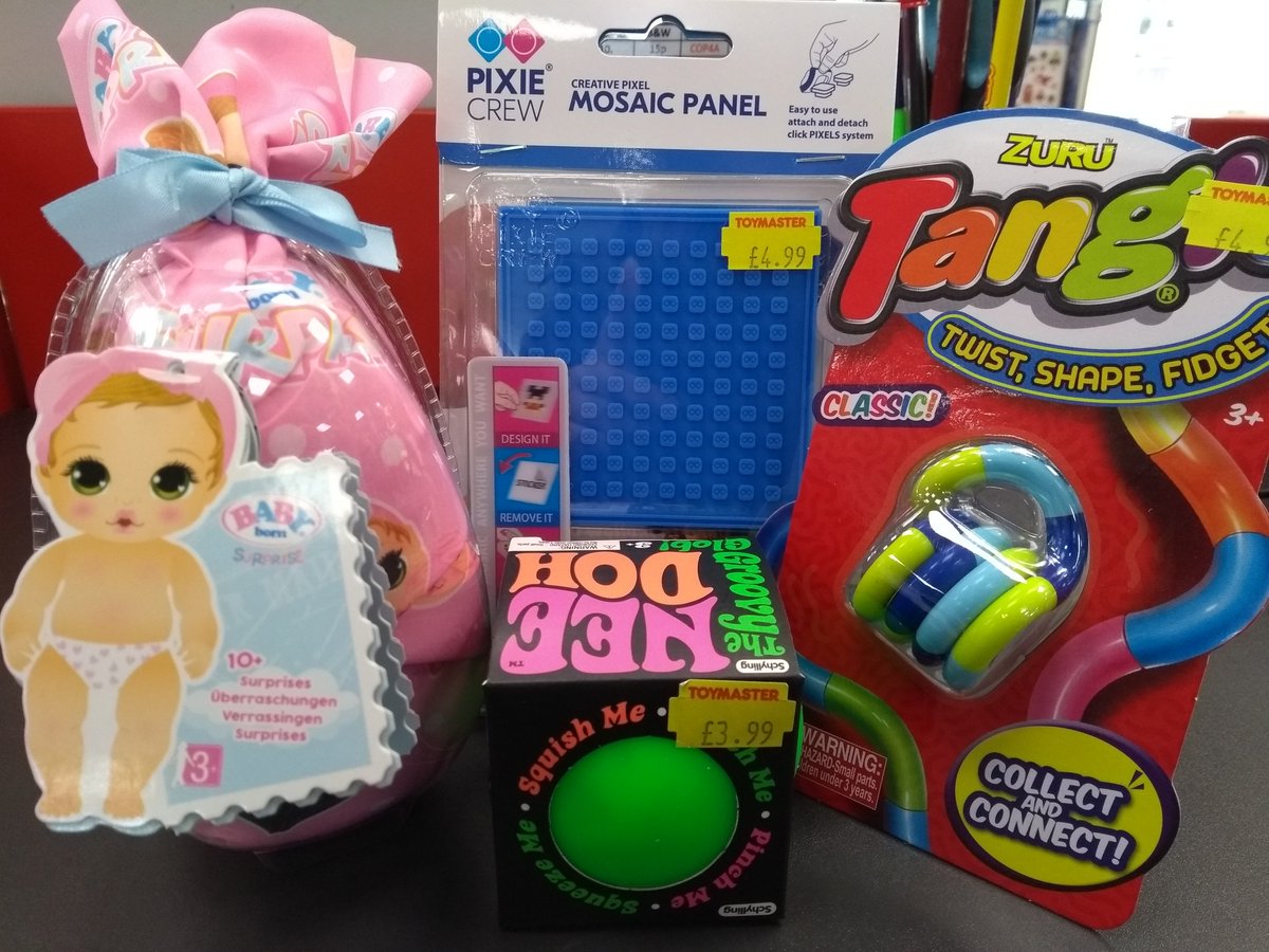 We have lots of new toys this week including <a href="/ZapfCreationuk/">Zapf Creation UK</a> Baby Born Surprise, NeeDoh stress balls, Pixie Crew and Tangle fidget toys! Visit us to buy yours today! #shoplocal #Frome @TobyToymaster