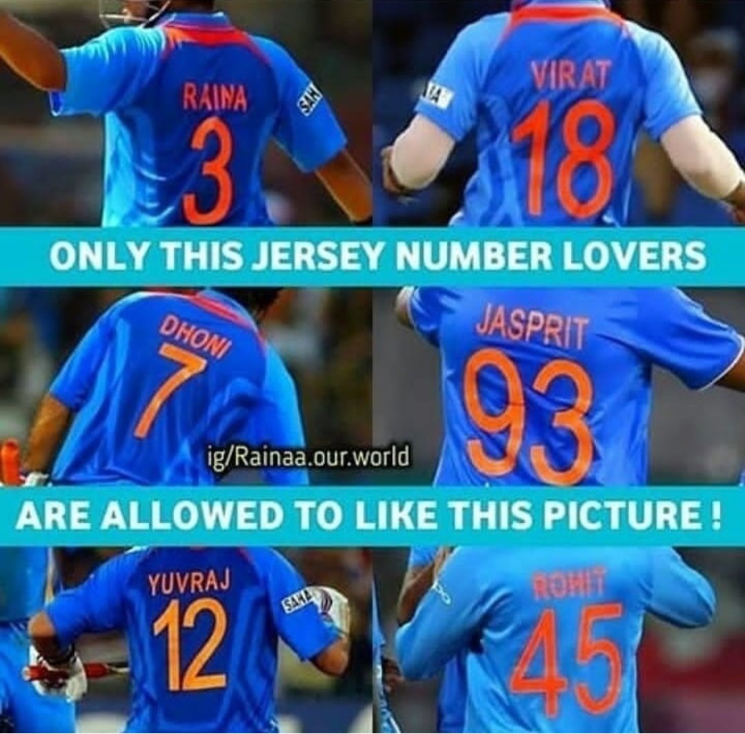 yuvi jersey number