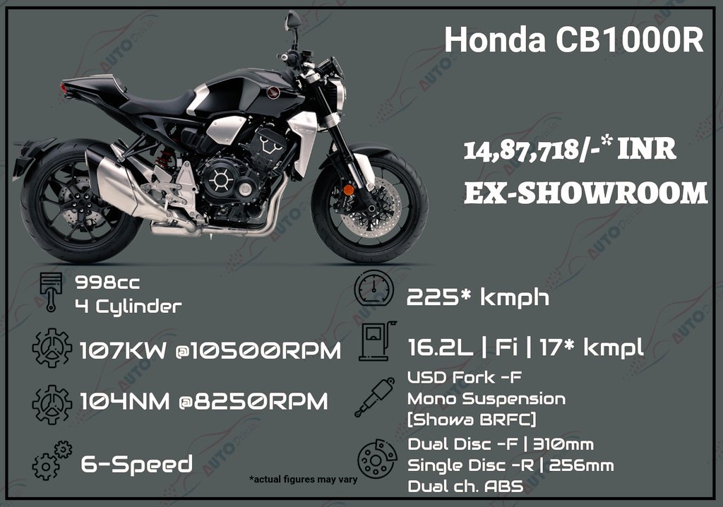 AutoDrivin's tweet photo. Honda CB1000R SpecSheet and Price
Follow for more such posts.
#Honda #HondaCB1000R #Price #specs #autodrivin #Motorcycles https://t.co/8lDezMRBTH