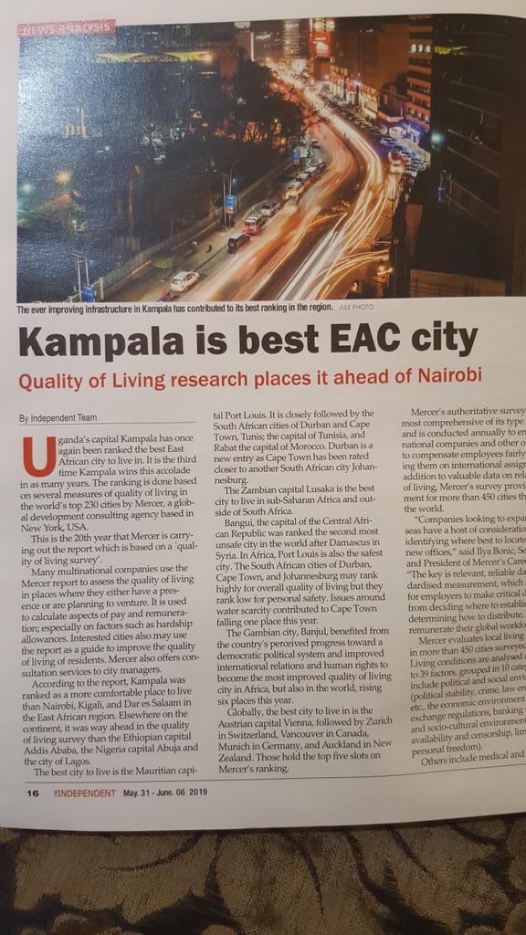 Rwakakamba's tweet photo. Again, it's Kampala! https://t.co/SHGAQXXlcq