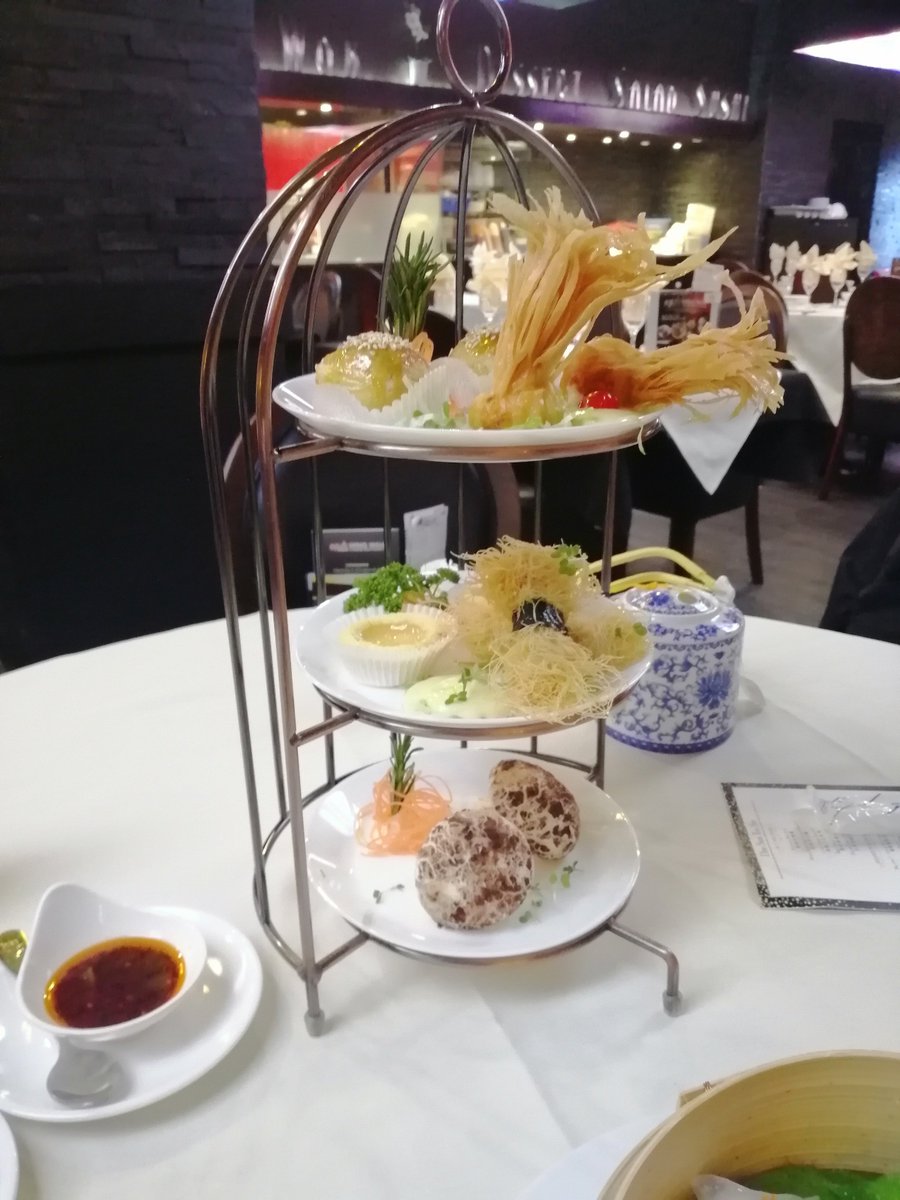 ruth_millington's tweet photo. A colourful afternoon tea @Wingwahbham. Perfect as a pre-theatre treat, as it's 2 mins from @brumhippodrome #dimsunday https://t.co/EI2dF9whJP