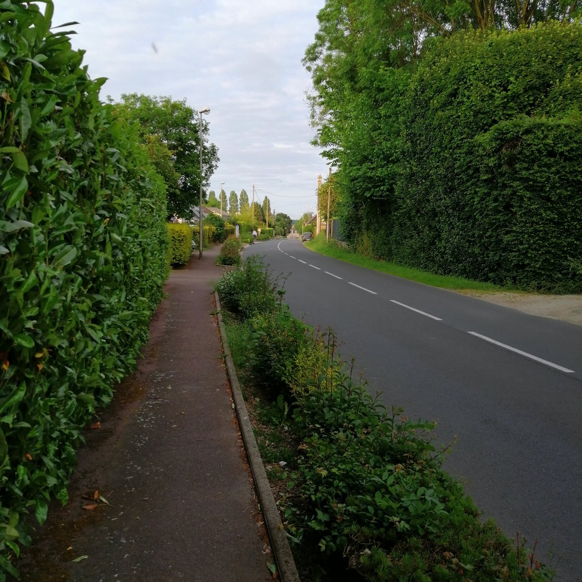 WeWalkForThem's tweet photo. Easy Company's starting point for their assault on Carentan. In the distance you can just make out the building that housed the German MG42 defensive position. #Carentan #EasyCompany #101stAirborne #ScreamingEagles #Normandy #WeWalkForThem #CharityWalk #DickWinters https://t.co/15L1KeWh0u