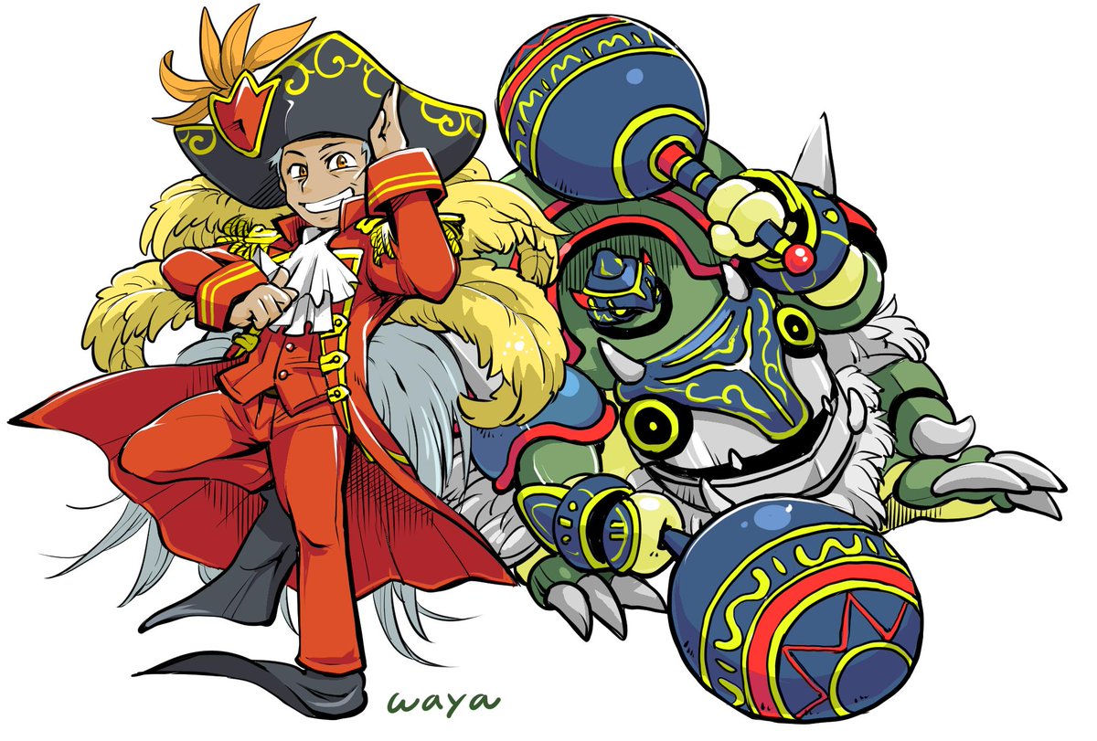 Waya ドラクエお絵かき合作企画の絵が完成したので送り届けてきました 私の担当は男性キャラ最推しキャプテン シュトルケと楽将バトルシェイカです 1000年前戦争対決組 ミスなどありませんように 人数多くて編集大変でしょうがよろしくお願いいたし