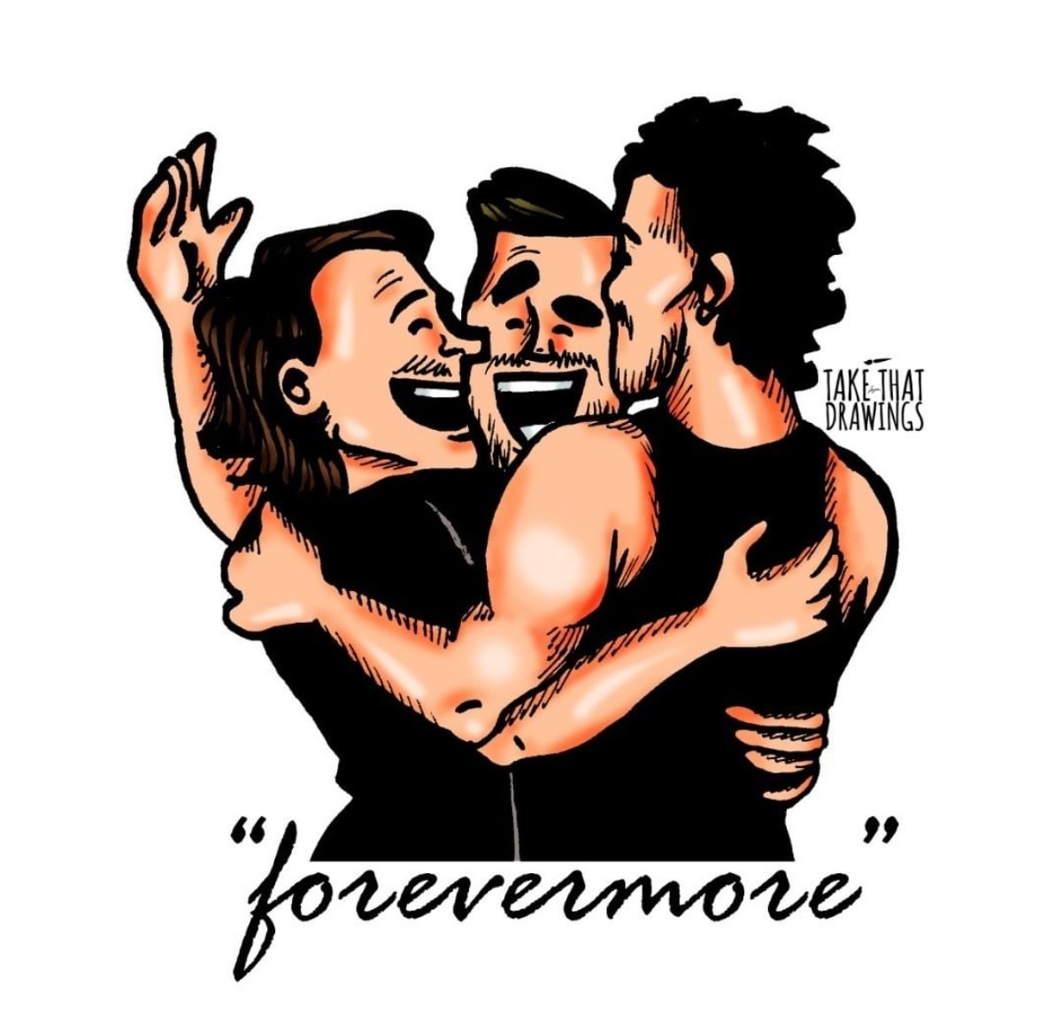 TakeThatFanBase's tweet photo. @OfficialMarkO @GaryBarlow @HowardDonald #art #thankyou #artist #drawing #hug #talent #love #luckiestfans #❤
✏ https://t.co/x2w76vnSni https://t.co/9NhA0Z0gLF