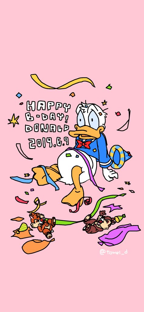 たおぴっぴ A Twitter ドナルドぉぉーー 85歳のお誕生日おめでとう 𓅿 いつもドナちゃんに元気貰ってるよ ありがとう ドナルドダックスクリーンデビュー ドナルドダック生誕祭 ハッピーバースデー ドナルド