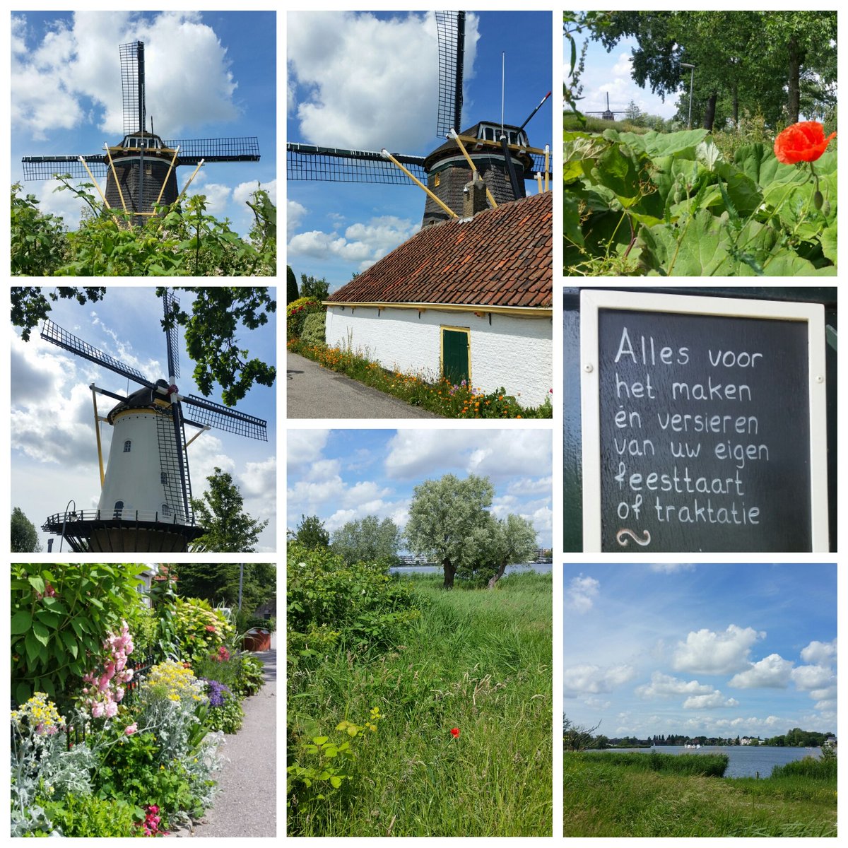 Een prachtig stukje #Rotterdam. Ons mooie #Hillegersberg! Gewoon langs de Rotte en de Bergse Voorplas.